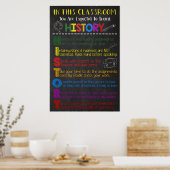 In dit Poster van de Klassroom van de Geschiedenis (Keuken)