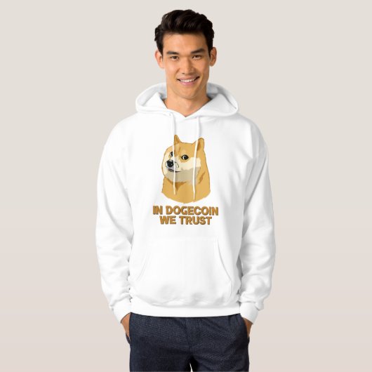 In Doekoetsen in We Trust Funny Cryptocurrency Hoodie (Voorkant volledig)