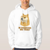 In Doekoetsen in We Trust Funny Cryptocurrency Hoodie (Voorkant)