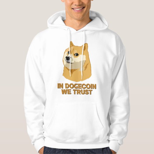 In Doekoetsen in We Trust Funny Cryptocurrency Hoodie (Voorkant)