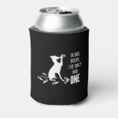 In Dog Beers heb ik maar één grappige prijsvraag Blikjeskoeler (Blikje Achterkant)