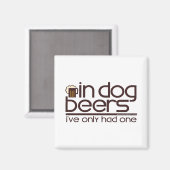 In Dog Beers.... Magneet (Voorkant / Achterkant)