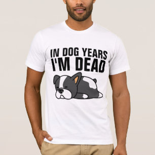 IN DOG JAREN DOOD IK OVER DE HILL T-SHIRTS