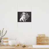 In Dog vertrouwen we op afbeelding Poster (Keuken)