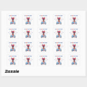 In Dog vertrouwen we op Square Sticker (Vel)