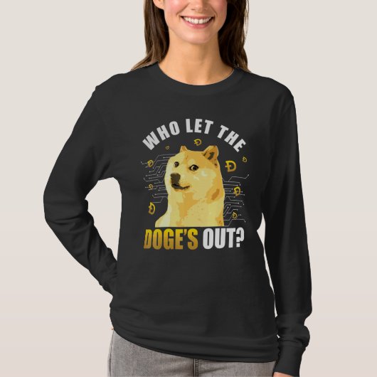 In Dogecoin vertrouwen we - Blockchain T-shirt (Voorkant)