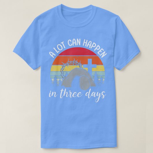 In drie dagen kan er veel gebeuren... t-shirt (Design voorkant)