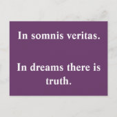 In dromen briefkaart (Voorkant)