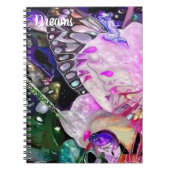 In dromen notitieboek (Voorkant)