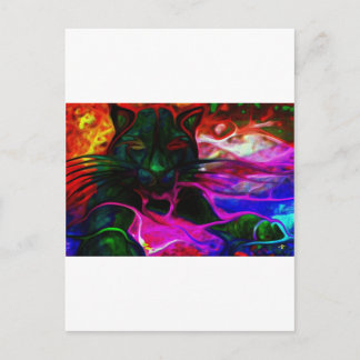 in dromen van kat .jpg briefkaart