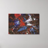 In duisternis Abstract Canvas Afdruk (Voorkant)