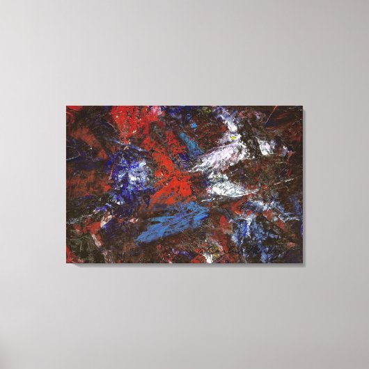 In duisternis Abstract Canvas Afdruk (Voorkant)