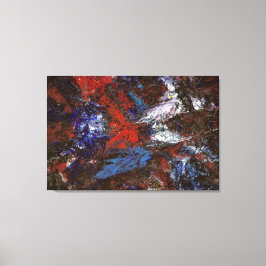 In duisternis Abstract Canvas Afdruk