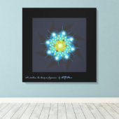 In duisternis canvas afdruk (Insitu (Houten vloer))