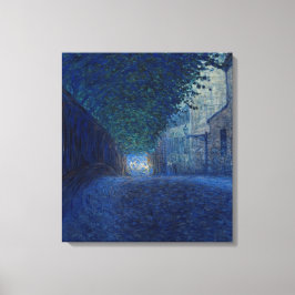 In Dusk (nachtlandschap) (Evening Scene) Canvas Afdruk