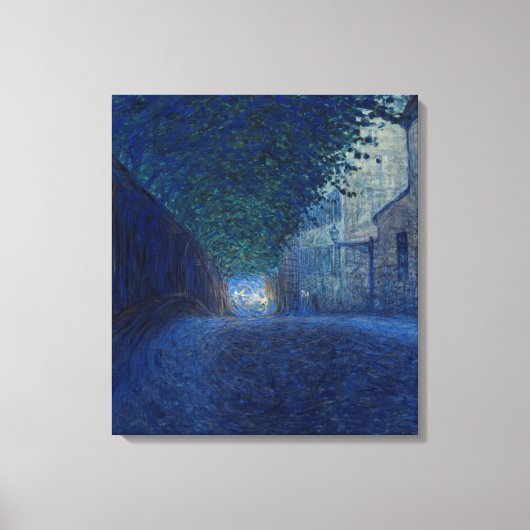 In Dusk (nachtlandschap) (Evening Scene) Canvas Afdruk (Voorkant)