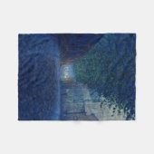 In Dusk (nachtlandschap) (Evening Scene) Fleece Deken (Voorkant (Horizontaal))