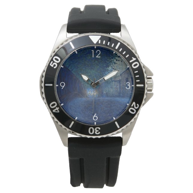 In Dusk (nachtlandschap) (Evening Scene) Horloge (Voorkant)