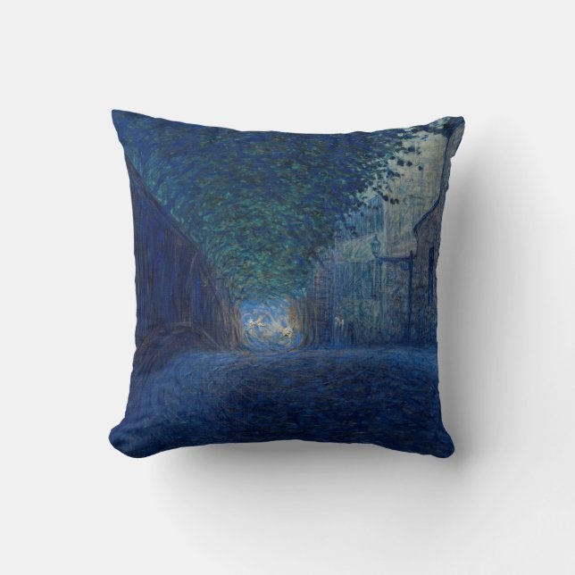 In Dusk (nachtlandschap) (Evening Scene) Kussen (Voorkant)