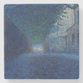 In Dusk (nachtlandschap) (Evening Scene) Stenen Onderzetter