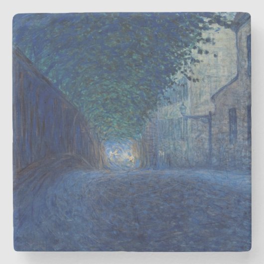 In Dusk (nachtlandschap) (Evening Scene) Stenen Onderzetter (Voorkant)