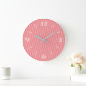  in Dusty Pink Wall Clock Grote Klok (Huis)