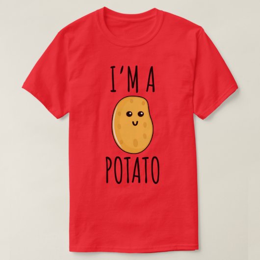 In een aardappel t-shirt (Design voorkant)