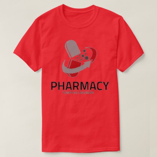 In een apotheekstudent heb ik geen leven t-shirt (Design voorkant)