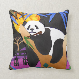 IN EEN BAMBOO COMA Panda Pillow Kussen