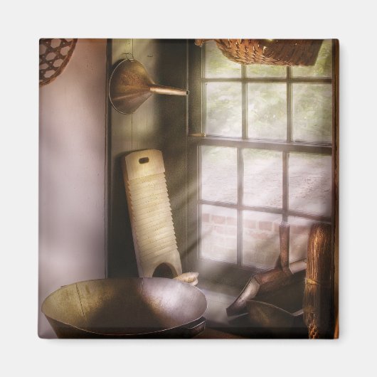 In een basketmakers huis magneet (Voorkant)