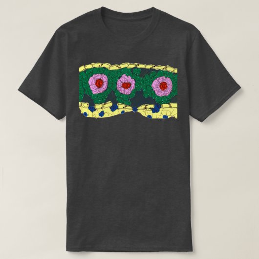 in een blad t-shirt (Design voorkant)