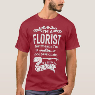 In een bloemist Unisex grappige uitspraken geweldi T-shirt