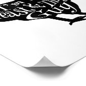 In een borst & dij Guy BBQ Kip _1 Poster (Hoek)