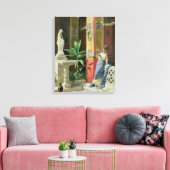 In een Courtyard in Pompeii, 1878 Canvas Afdruk (Insitu (Woonkamer))