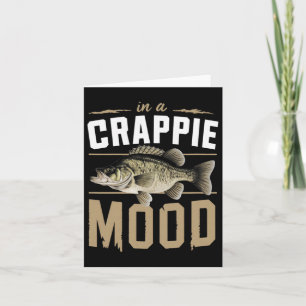 In een crappie mood Vist het grappig Kaart