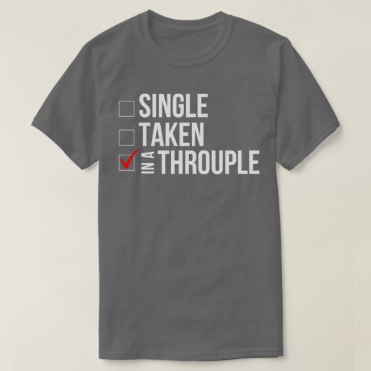 In een drievoudig polyamory t-shirt (Design voorkant)