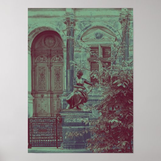 In een droom - Poster (Canvas Option) (Voorkant)