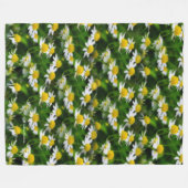 In een droomveld van Chamomile Fleece Deken (Voorkant (Horizontaal))