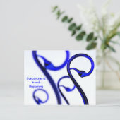 In een gebed... kweekt tevredenheid geluk briefkaart (Staand voorkant)