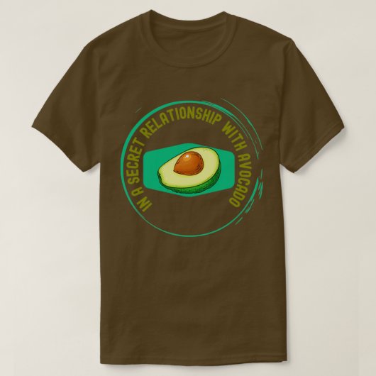 In een geheim relatie met avocado 3 t-shirt (Design voorkant)