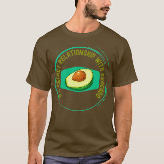 In een geheim relatie met avocado 3 t-shirt