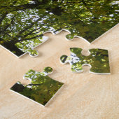 In een gele esdoorn herfst legpuzzel (Zijkant)
