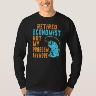 In een gepensioneerde econoom Vist pensionering T-shirt