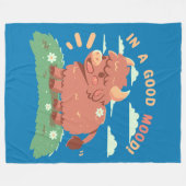 In een goede sfeer fleece deken (Voorkant (Horizontaal))