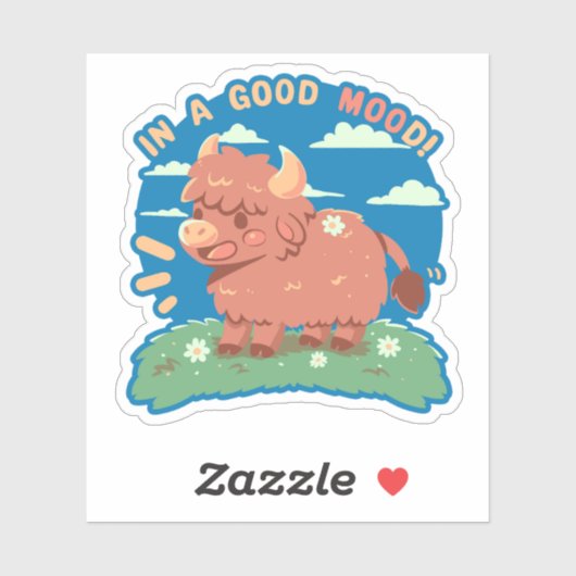 In een goede sfeer sticker (Vel)