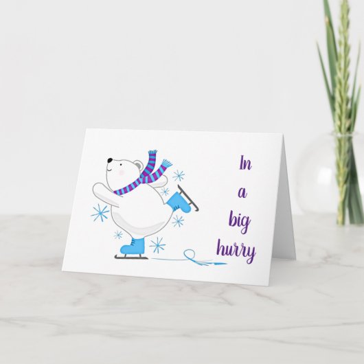 IN EEN GROTE HEER OM JE MERRY CHRISTMAS TE WACHTEN FEESTDAGEN KAART (Voorkant)