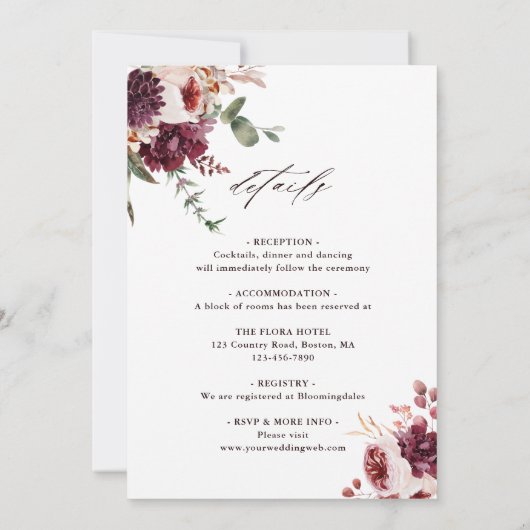 In één herfst van de Romance is het Bourgogne-huwe Kaart (Achterkant)