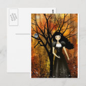 In een herfstbos briefkaart (Voorkant / Achterkant)