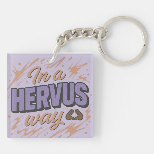 In een Hervus Way-Made from Love Sleutelhanger (Achterkant)