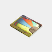 In een heteluchtballon post-it® notes (Schuin)